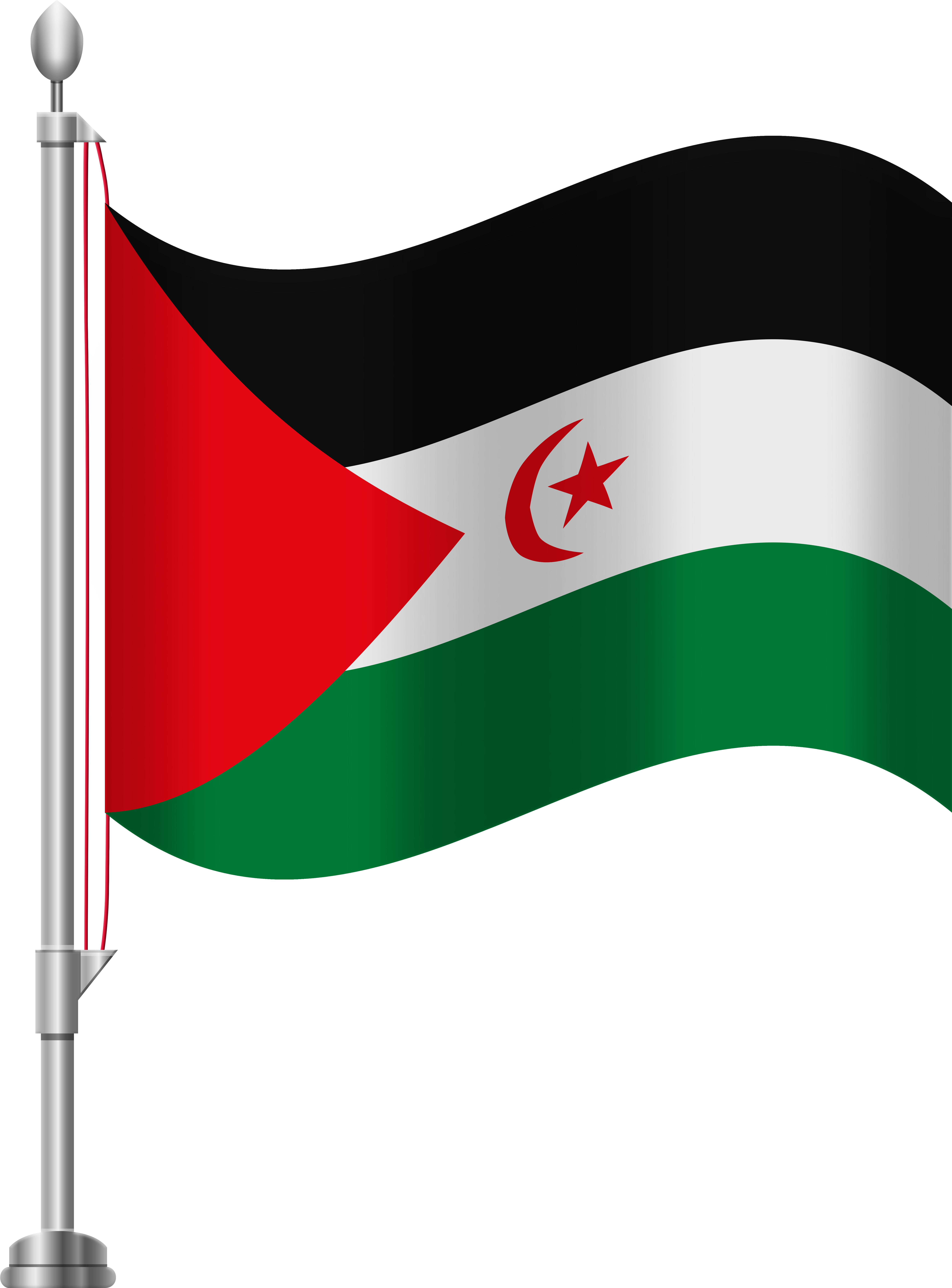 Western Sahara Flag Png Clip Art Transparent Png (6141x8000), Png Download