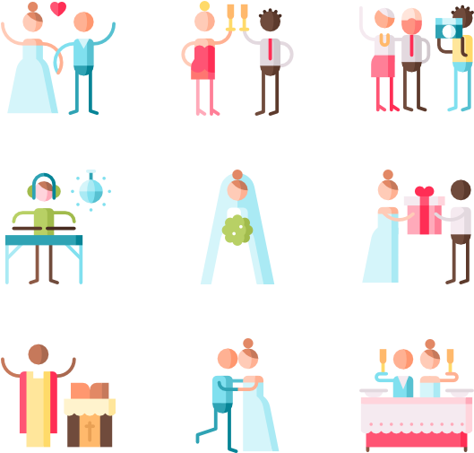 Wedding Clipart (600x564), Png Download