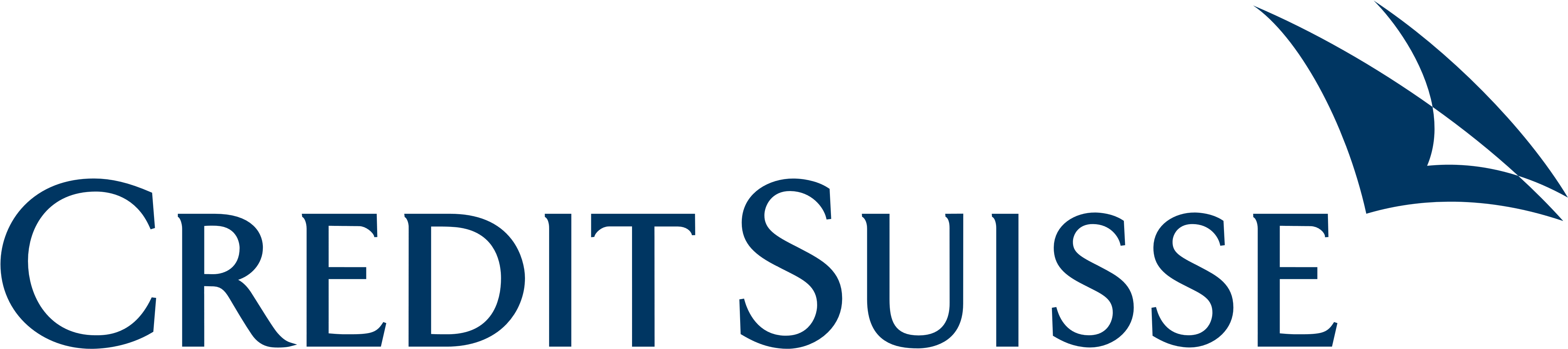 Supported By Credit - Credit Suisse Logo Clipart (1819x403), Png Download