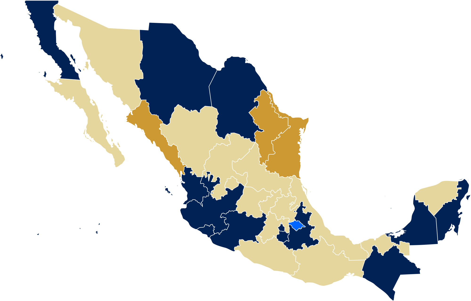Same-sex Marriage In Mexico - Mexico Clipart (952x609), Png Download