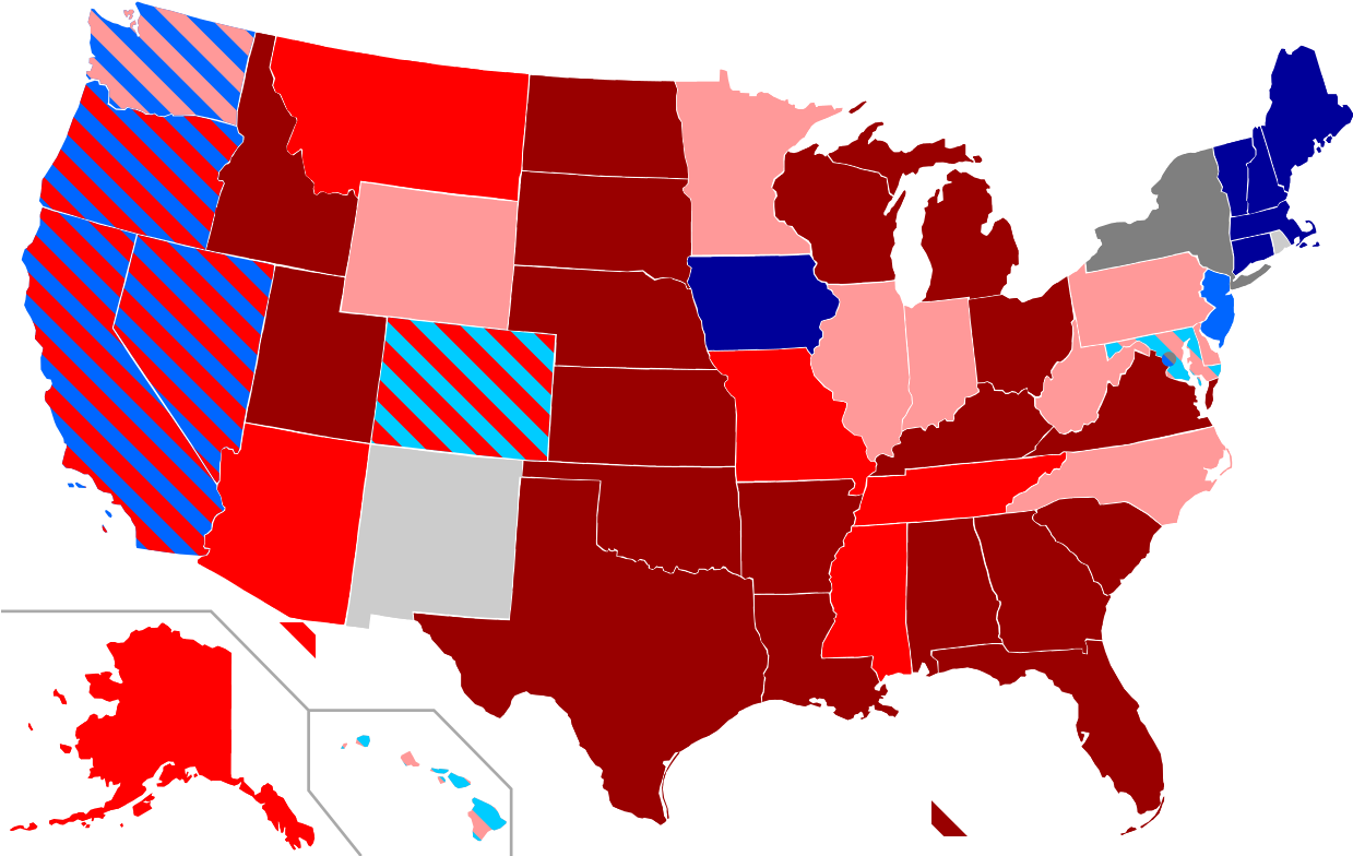 Same-sex Marriage In Usa New4 - Blue Map Of United States Clipart (1280x791), Png Download
