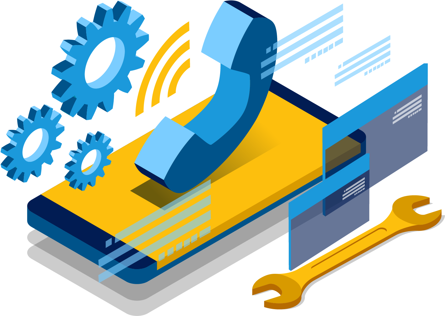 Office Management Clipart Customer Care Executive - Garda Aircon - Png Download (1500x1070), Png Download