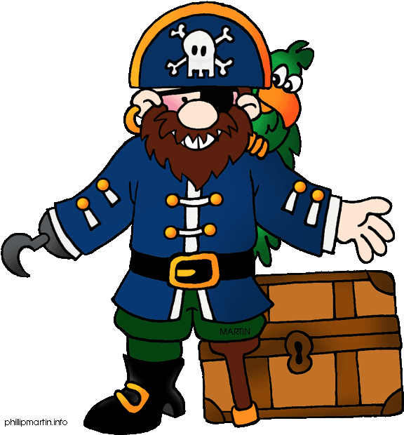 Pirate Clip Art Free Clipart Panda - Pirate Clipart - Png Download (622x648), Png Download