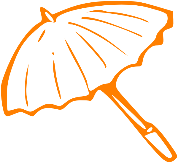 Umbrella Clip Art At Clker - Worksheet For Letter U Coloring - Png Download (600x547), Png Download