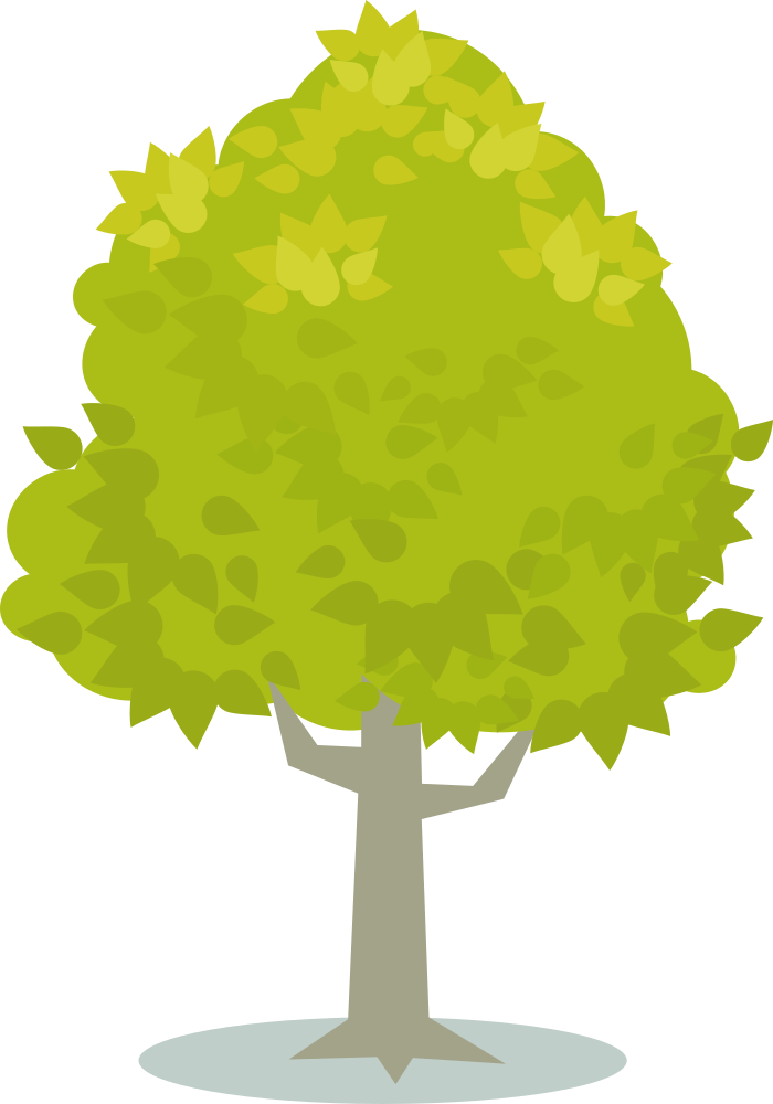 Free Tree With Yellow Green Leaves Clip Art - Kielce - Png Download (583x733), Png Download