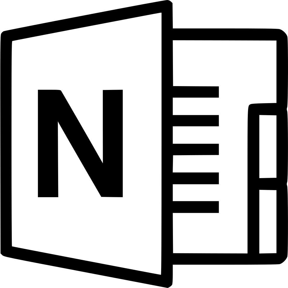 Microsoft Onenote Microsoft Powerpoint Microsoft Office - Onenote Png Logo White Clipart (981x980), Png Download