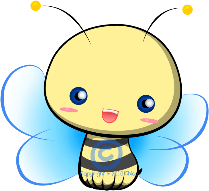 Bee Animation - - Chibi Bee Clipart (750x700), Png Download