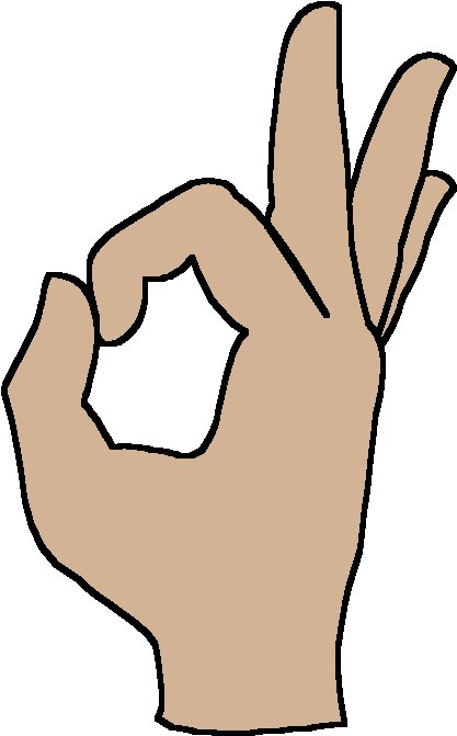 Silence Clipart Hand Over - Good Effort Clipart - Png Download (490x777), Png Download