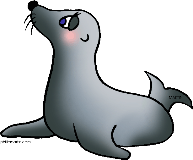 Seal Clip Art Seal Clip Art Clipart Panda Free Clipart - Hawaiian Monk Seal Clip Art - Png Download (648x557), Png Download