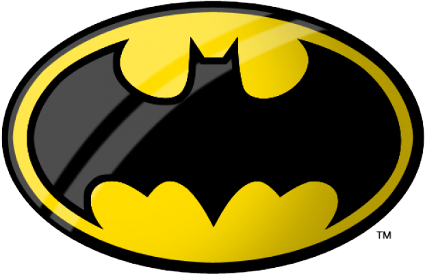 Batman Logo Logo Clipart (640x480), Png Download