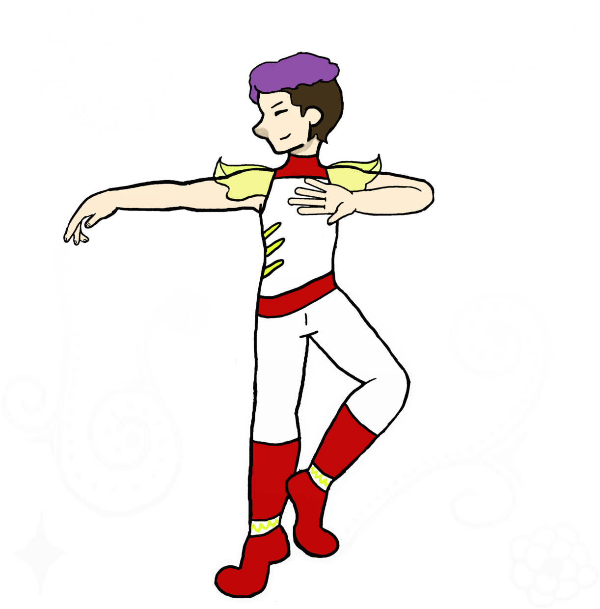 Hey Look, It's Roman I Don't Know Why I Did A Costume - Cartoon Clipart (1280x1280), Png Download