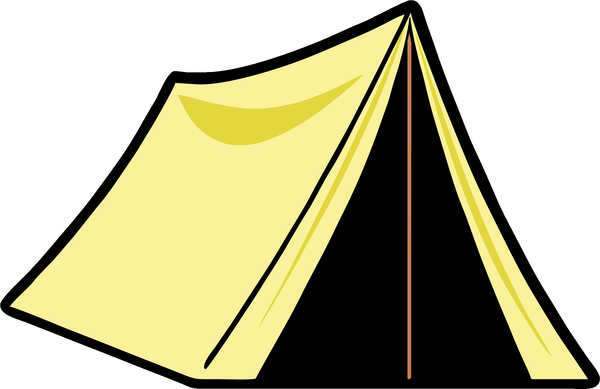 Clipart At Getdrawings Com - Clipart Of A Tent - Png Download (2000x1300), Png Download