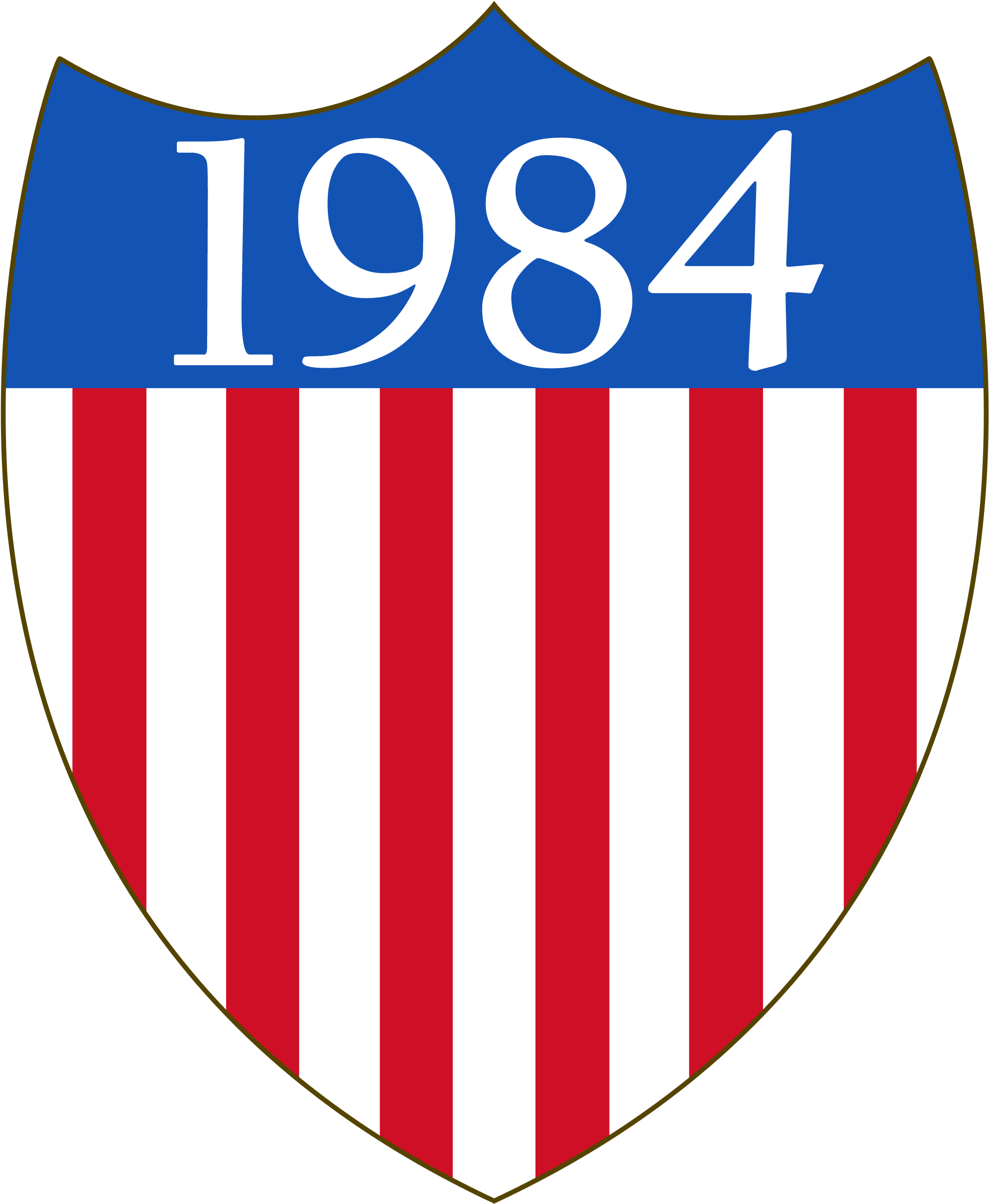 1984 Shield - World War Logos Clipart (2014x2422), Png Download