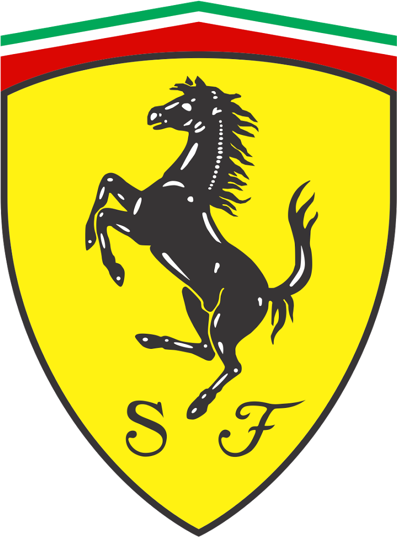 Wonderful Ferrari Logo Vector 32 With Additional Best - Ferrari Sticker Clipart (1600x1136), Png Download