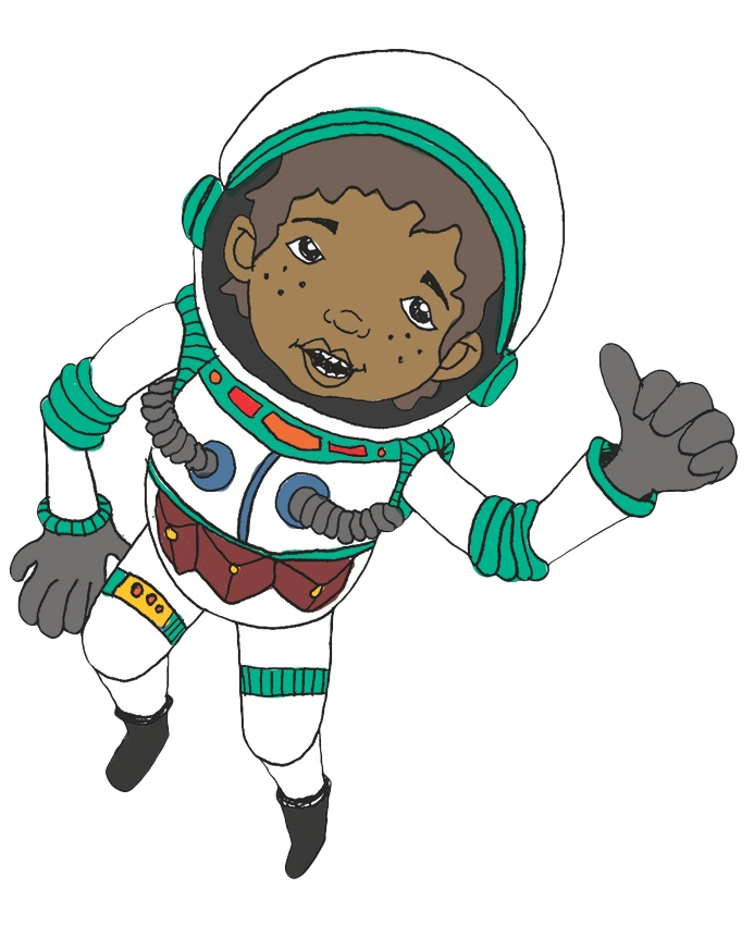Astronaut Cartoon Png Transparent - Comics Clipart (693x851), Png Download