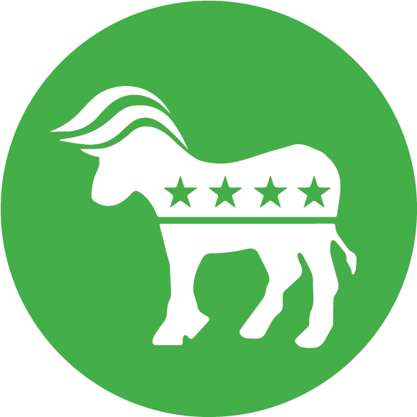Trump Democrats - Democratic Party Clipart (750x750), Png Download