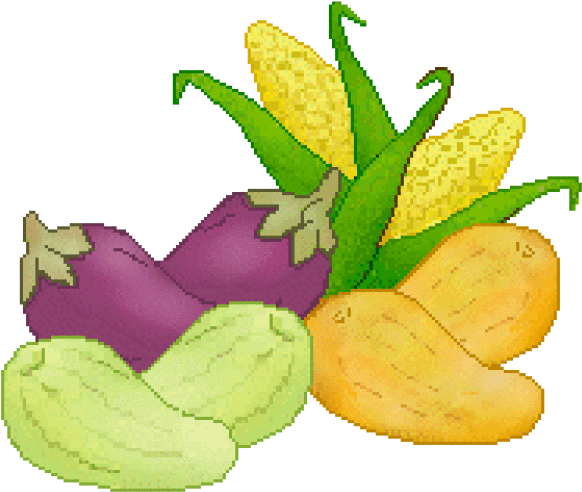 Vegetables Clip Art - Vegetable Clip Art - Png Download (640x534), Png Download