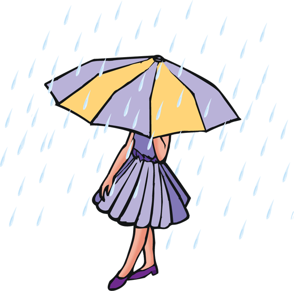 Days Clipart - Rainy Day Clipart Png Transparent Png (605x600), Png Download