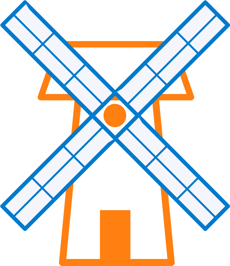 Lorcan Mc Donagh Liked This - Windmills Clipart (3333x867), Png Download