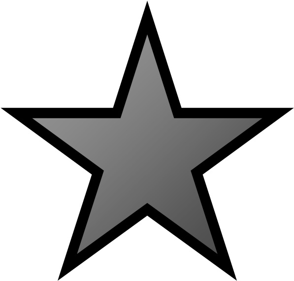 Grey Star - 2009 Nba All Star Logo Clipart (710x710), Png Download