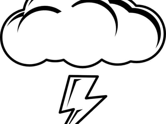 Lightning Clipart Storm - Png Download (640x480), Png Download