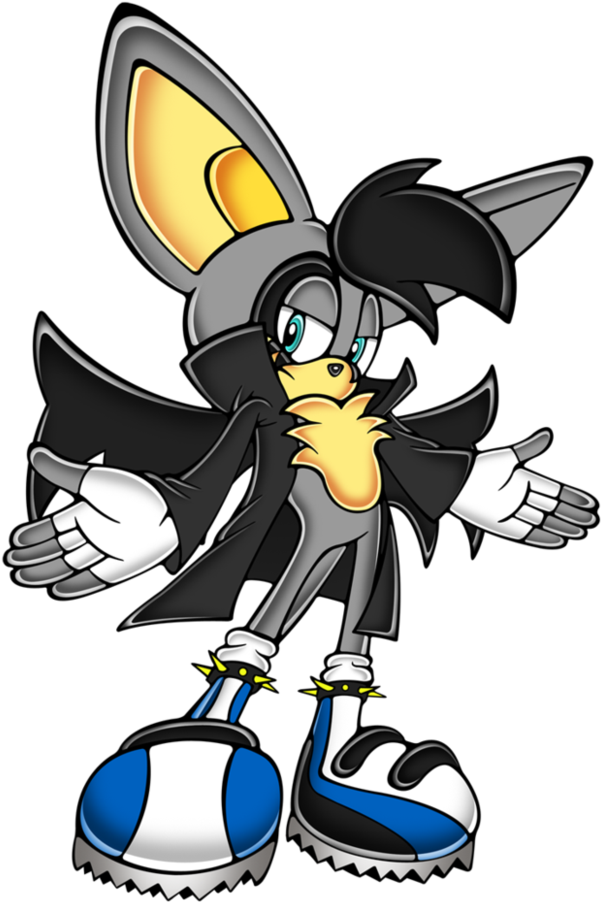 Ace The Vampire Bat In Sonic Adventure Sonic Fan Characters - Made Up Sonic The Hedgehog Characters Clipart (873x916), Png Download