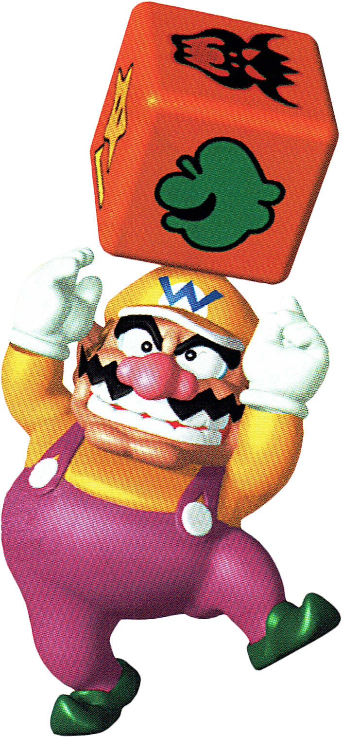 Wario - Mario Party 1 Wario Clipart (1228x1657), Png Download