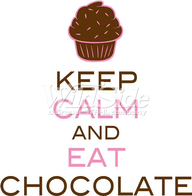 Keep Calm & Eat Chocolate - Nun T Accollà Clipart (675x675), Png Download