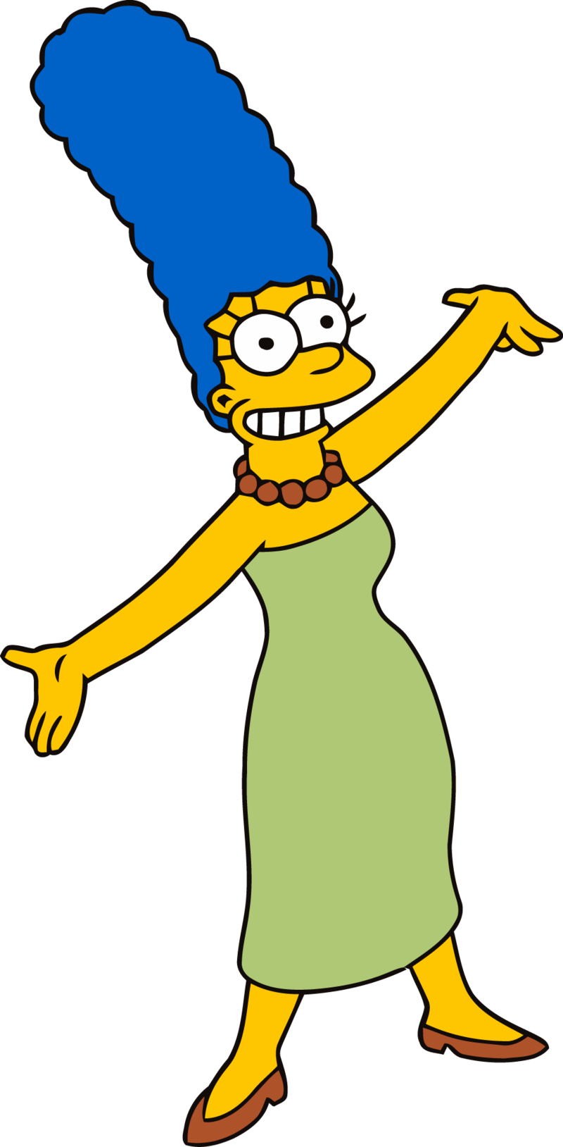 Download Marge Simpson Standing Clipart Marge Simpson Marge Simpson