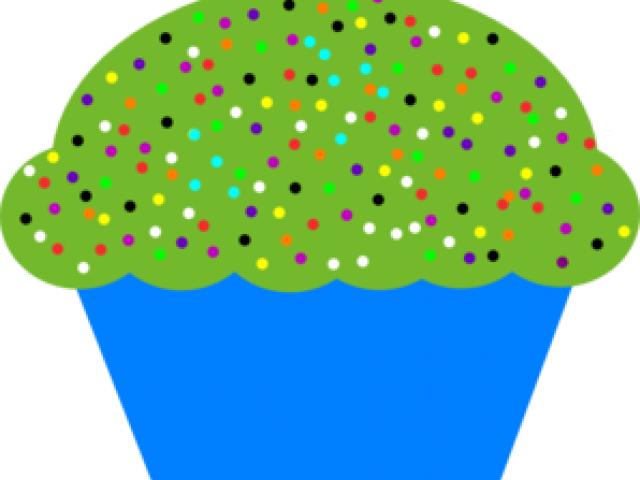 Cupcake Clipart Blue - Clip Art - Png Download (640x480), Png Download