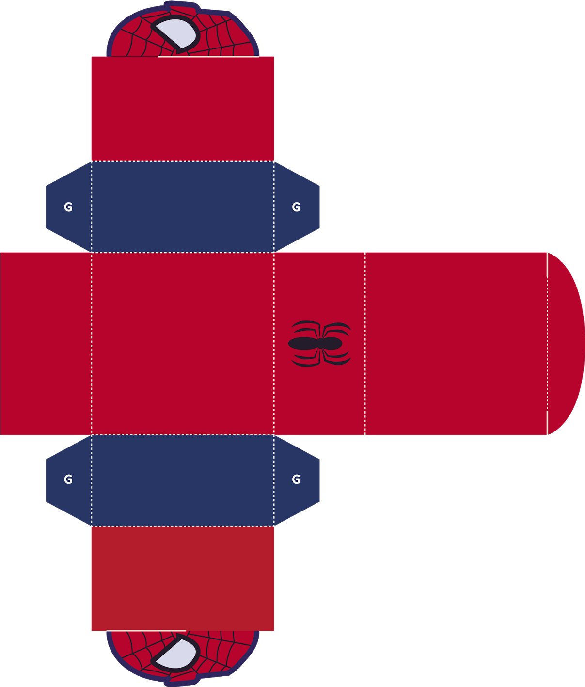 Caixinhas Surpresa De Super Heróis Clipart (1206x1600), Png Download