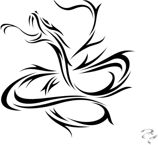 Tribal Tattoos Clipart Snake - Cool Snake Tribal Tattoo - Png Download (640x480), Png Download