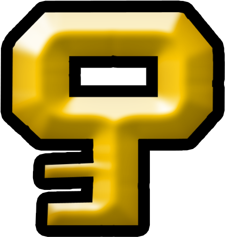 Haunted Wastelands - Key Mario Bros Clipart (600x600), Png Download