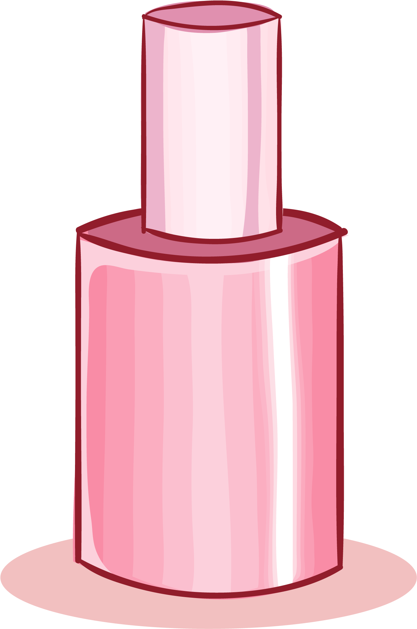 Esmalte De Uñas Animado Png Clipart (1726x2699), Png Download
