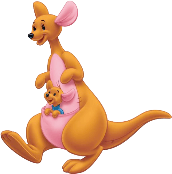 20 Años - Kanga And Roo Clipart (573x578), Png Download