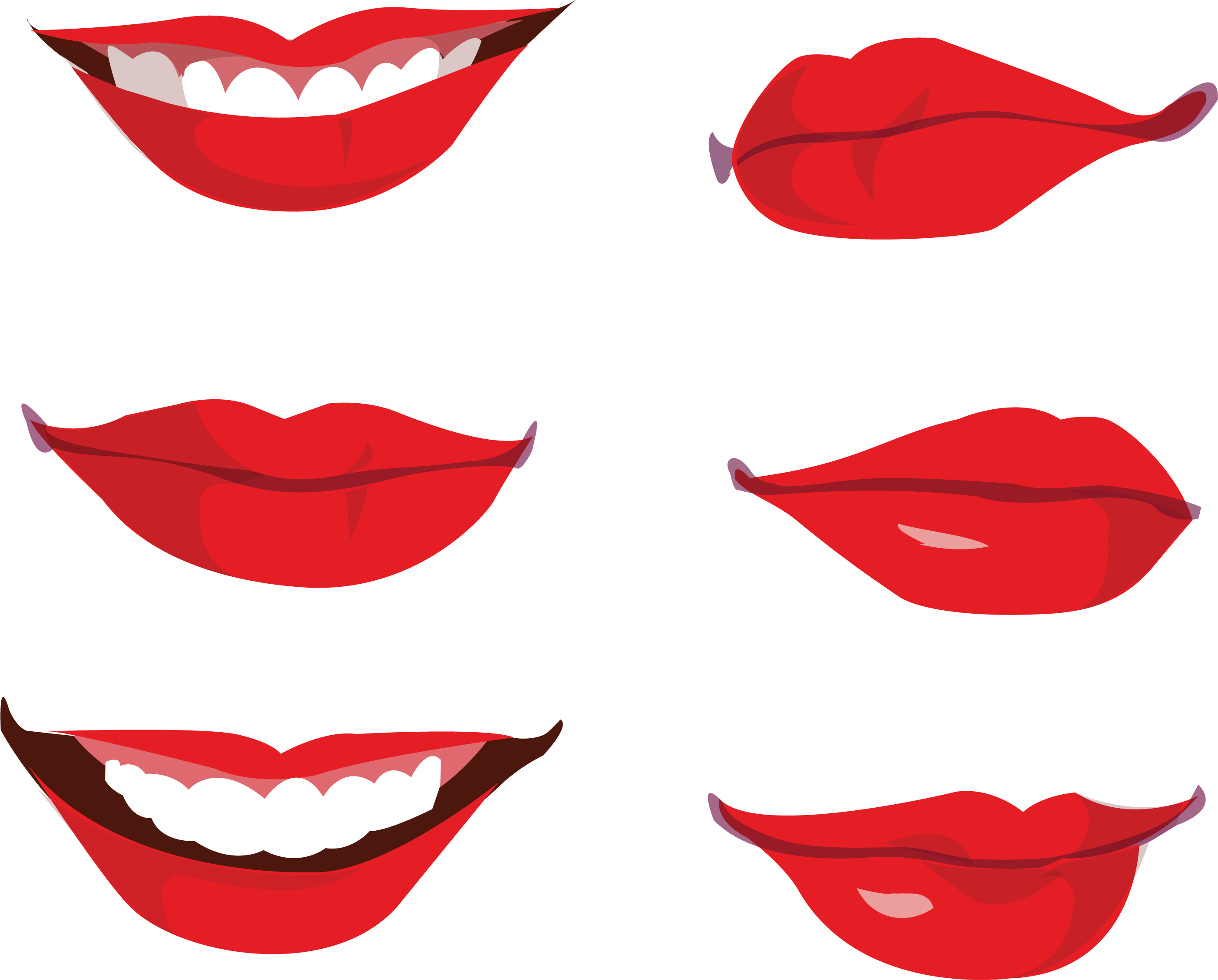 Download Smile Lips Vector Png Clipart (1211109) PinClipart