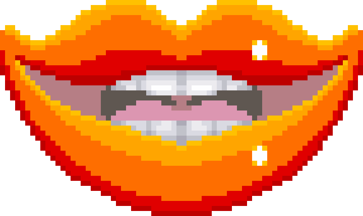 Sexy Lips Png - Cartoon Clipart (720x430), Png Download