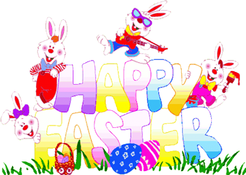 Easter Images - Gif Of Happy Easter Clipart (1000x718), Png Download