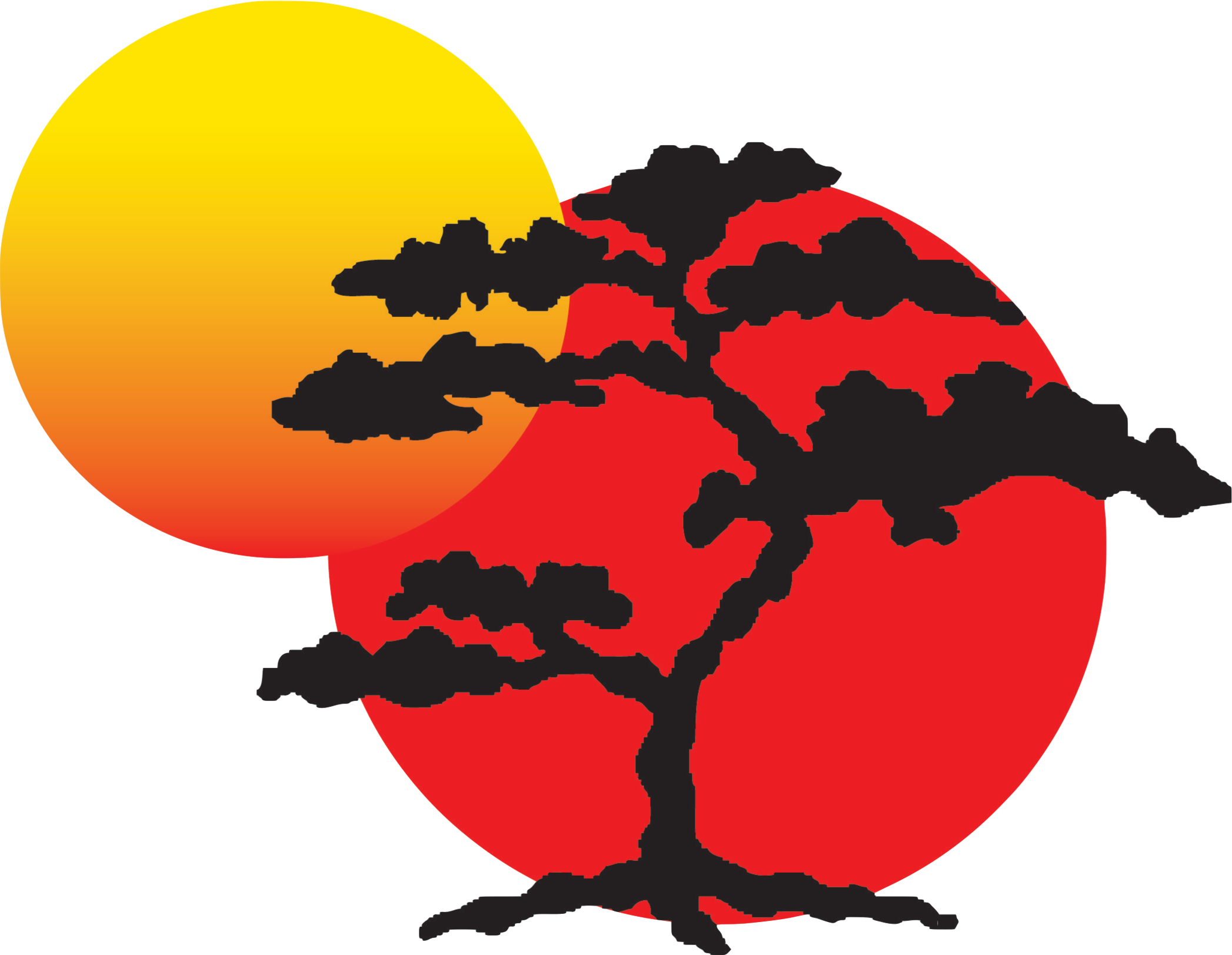 Templegate Dojo Clipart (2094x1624), Png Download
