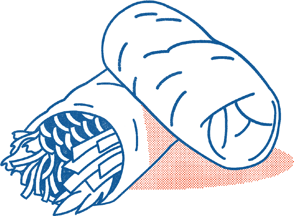 Rice Paper Rolls Clipart (1000x772), Png Download