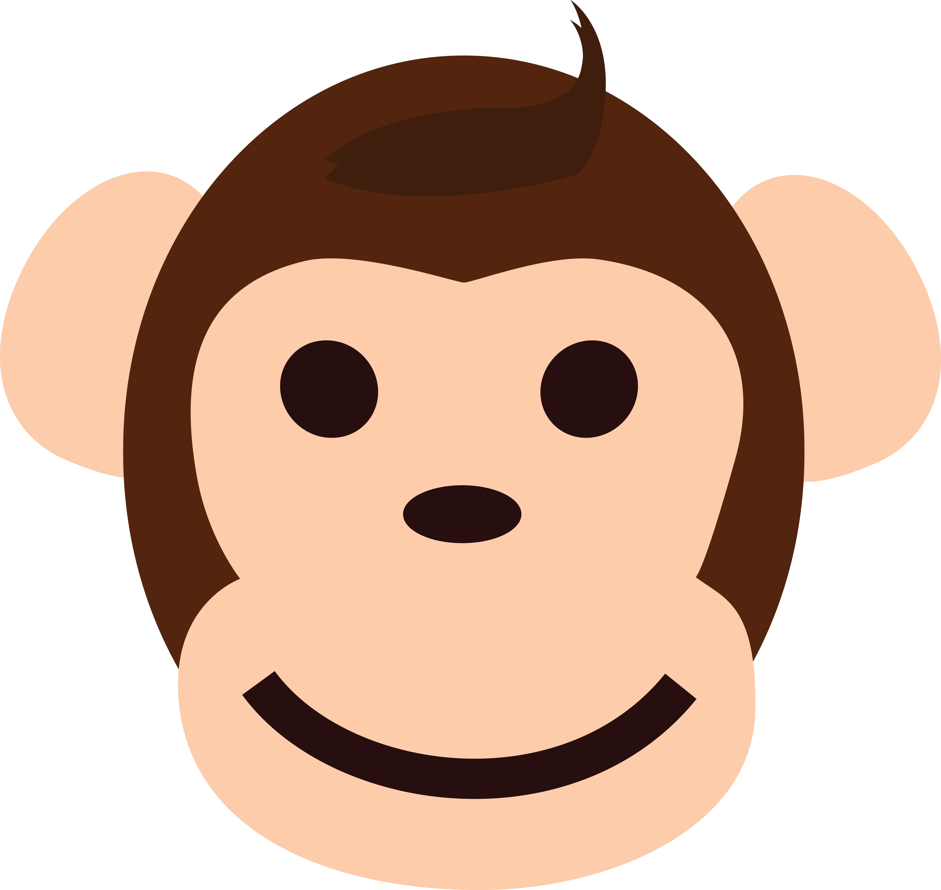 Monkey Cartoon Clipart 10, Buy Clip Art - Monkey Face Png Transparent Png (761x720), Png Download