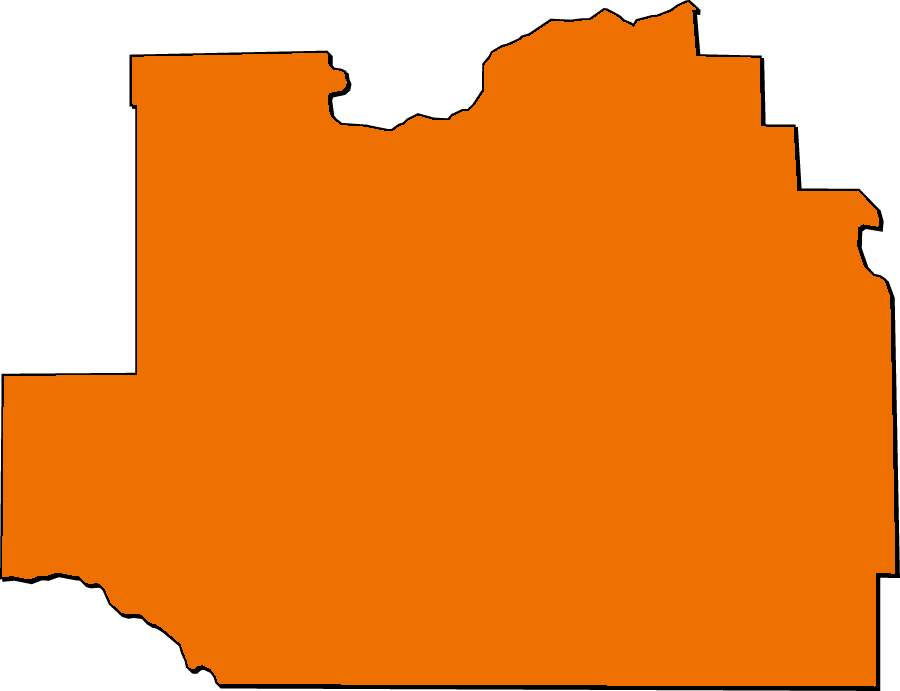 A Collection Of Simplified Outline Maps Of Marion County Clipart (900x691), Png Download