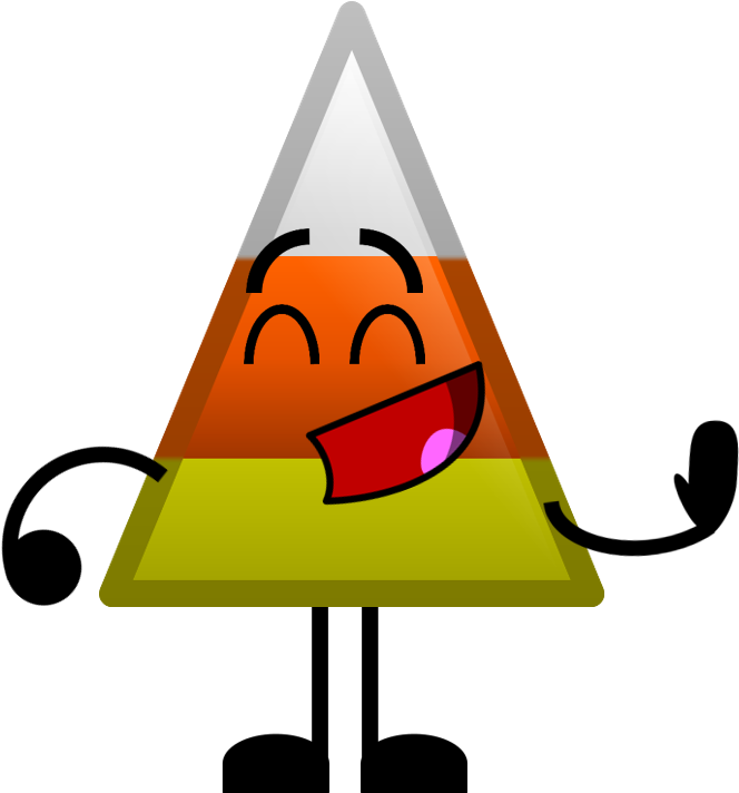 Candy Corn Pose 4 Clipart (702x711), Png Download