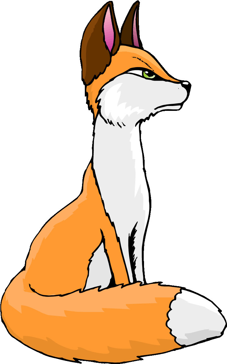 Arctic Fox Clipart - Lapė Png Transparent Png (750x1201), Png Download