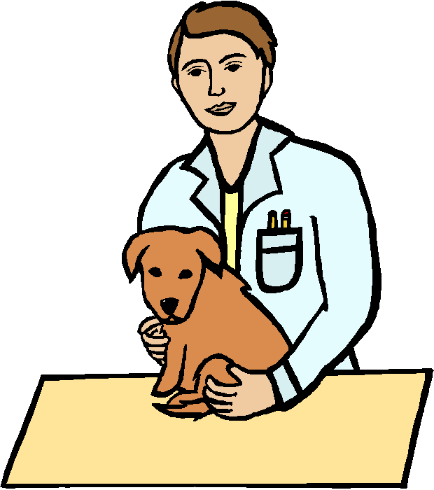 Free Download Vet And Dog Clipart Dog Veterinarian - Male Veterinarian Clipart - Png Download (620x700), Png Download