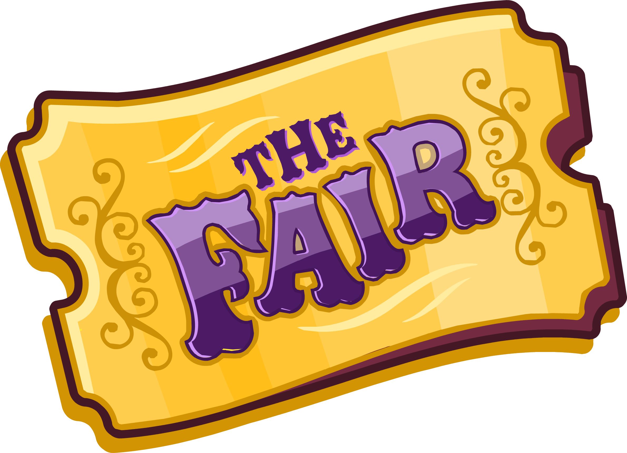 Club Penguin The Fair Logo Clipart (2000x1447), Png Download