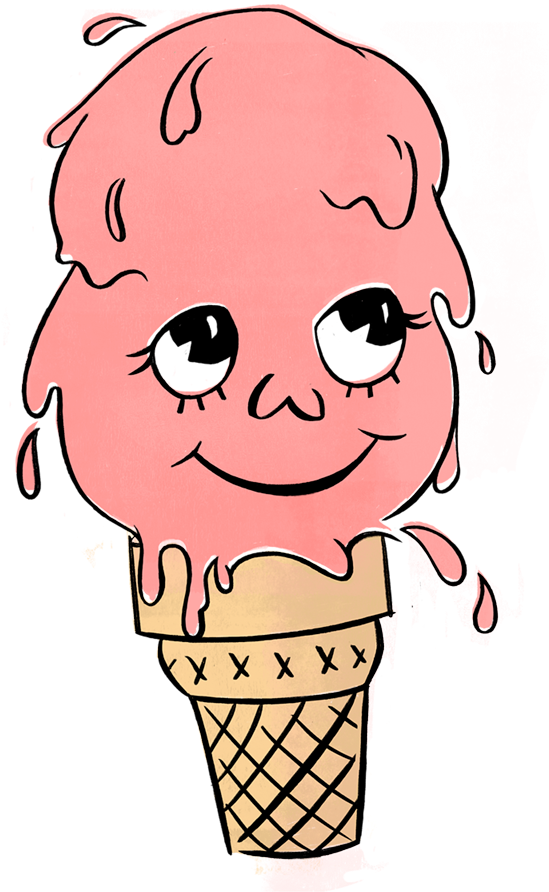 Cone Clipart Melted - Avatar - Png Download (800x1002), Png Download