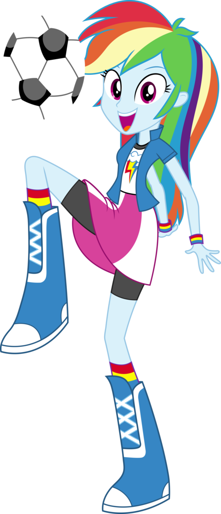 Absurd Res, Artist - Mlp Eqg Rainbow Dash Clipart (442x1024), Png Download