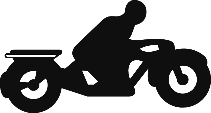 Motorcyc1 - Motorcycle Clipart (840x453), Png Download