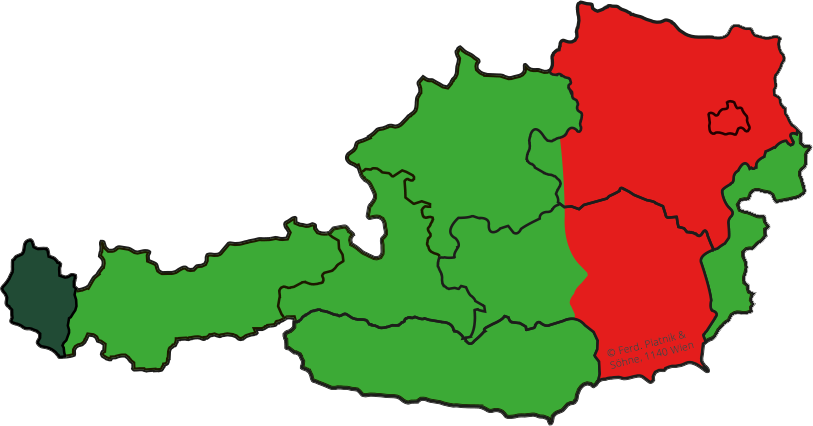 Spielkarten Bedrucken Lassen Österreich, Werbeartikel, - Austria Map Blue Clipart (813x426), Png Download